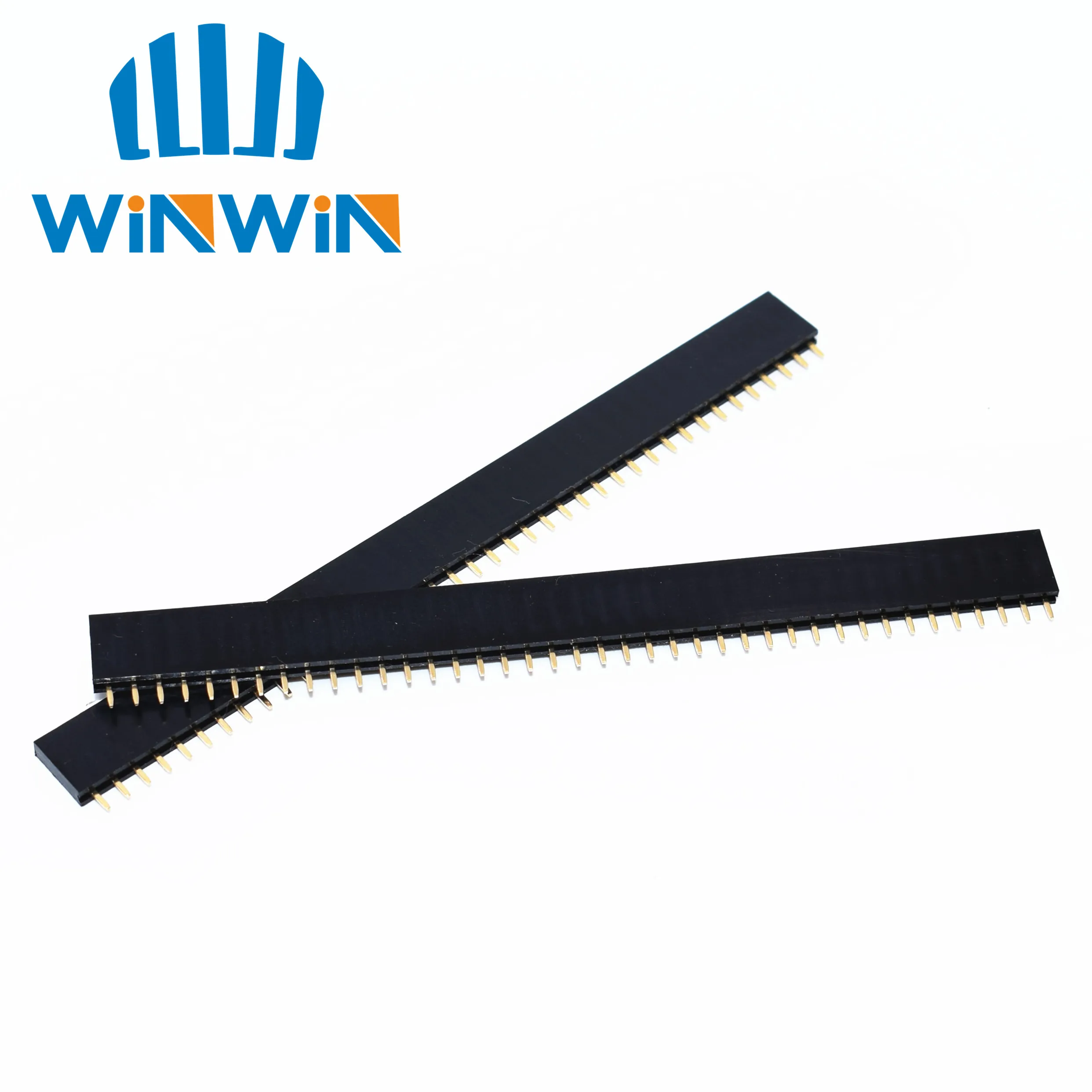 20 штук 40 Pin Однорядный прямой женский штыревой разъем полосы высокое качество 2 54