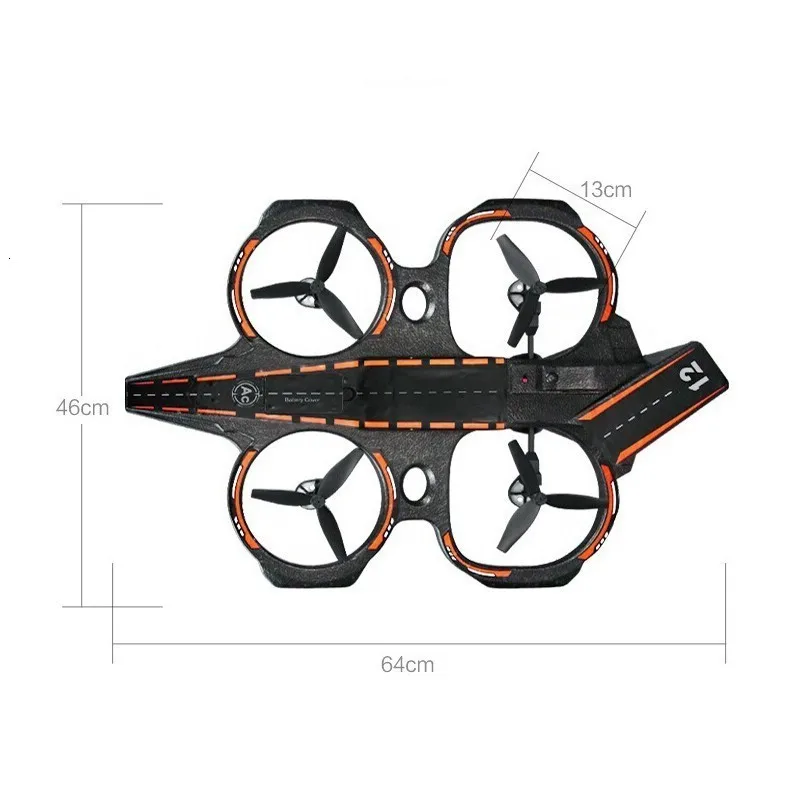 WLtoys Q202 несущий аэроамфибия 6 осевой гироскоп 2,4G 4CH RC Квадрокоптер RTF морской и воздушный Радиоуправляемый Дрон RC игрушка Подарки ZLRC