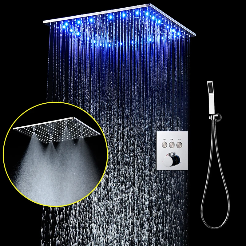 Ванная комната смесители дождь туман потолочный Душ Набор для всей поверхности
