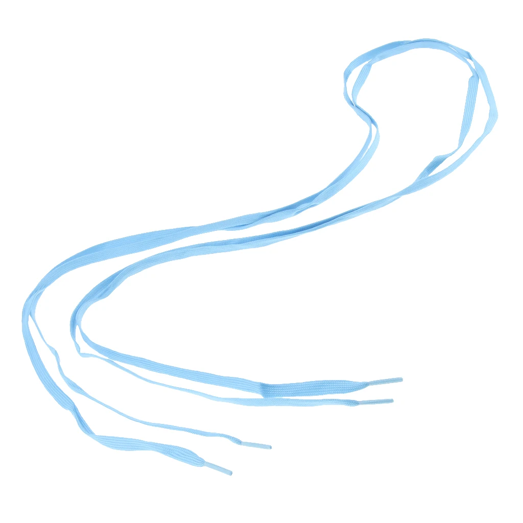 1 пара флуоресцентных вязаных шнурков 180 см для роликовых коньков ботинок