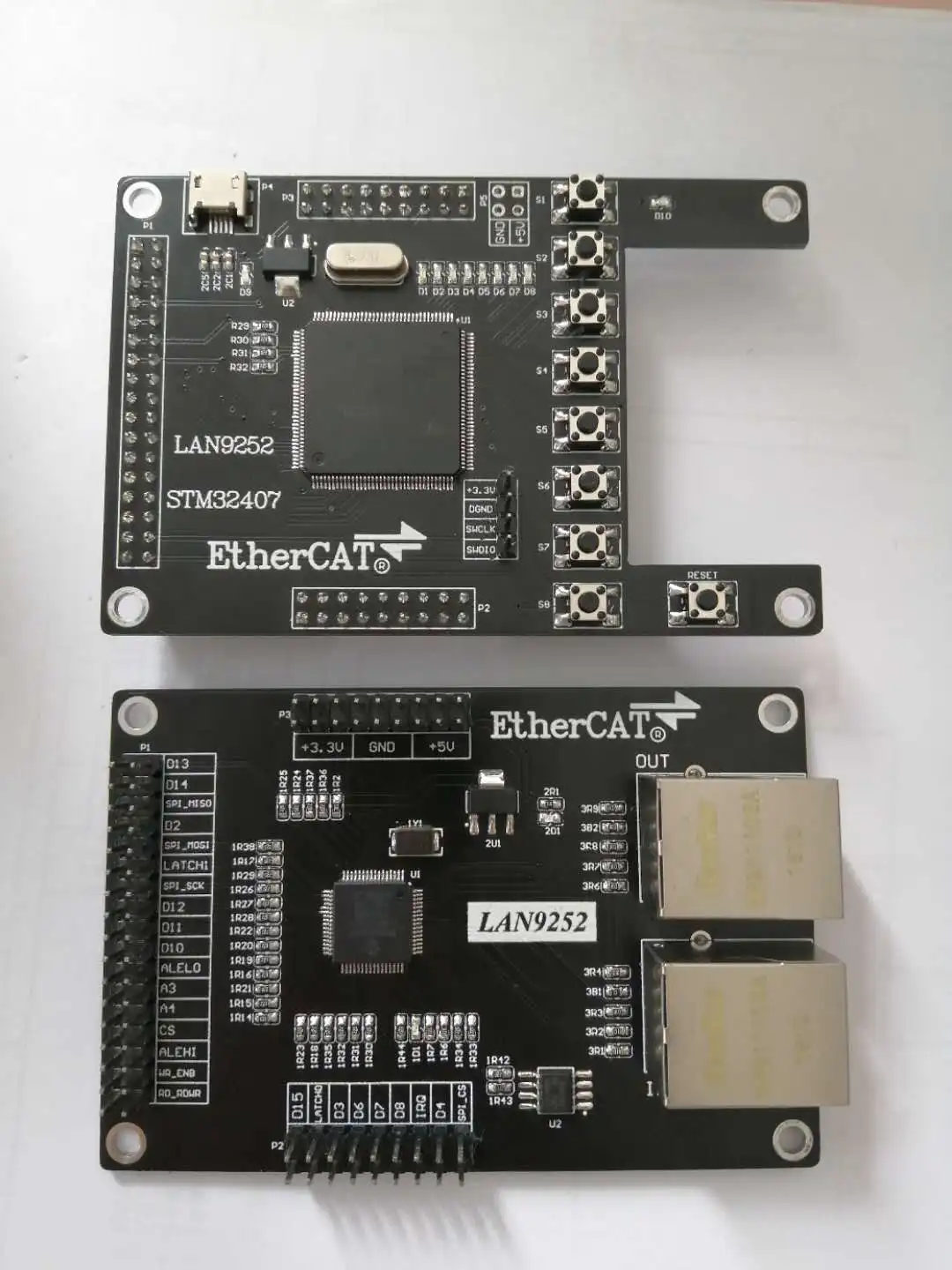 Preise Lan9252 Standard-ethercat Slave Station Entwicklung Board STM 32f407zgt6 Pi/Fsmc Kommunikation