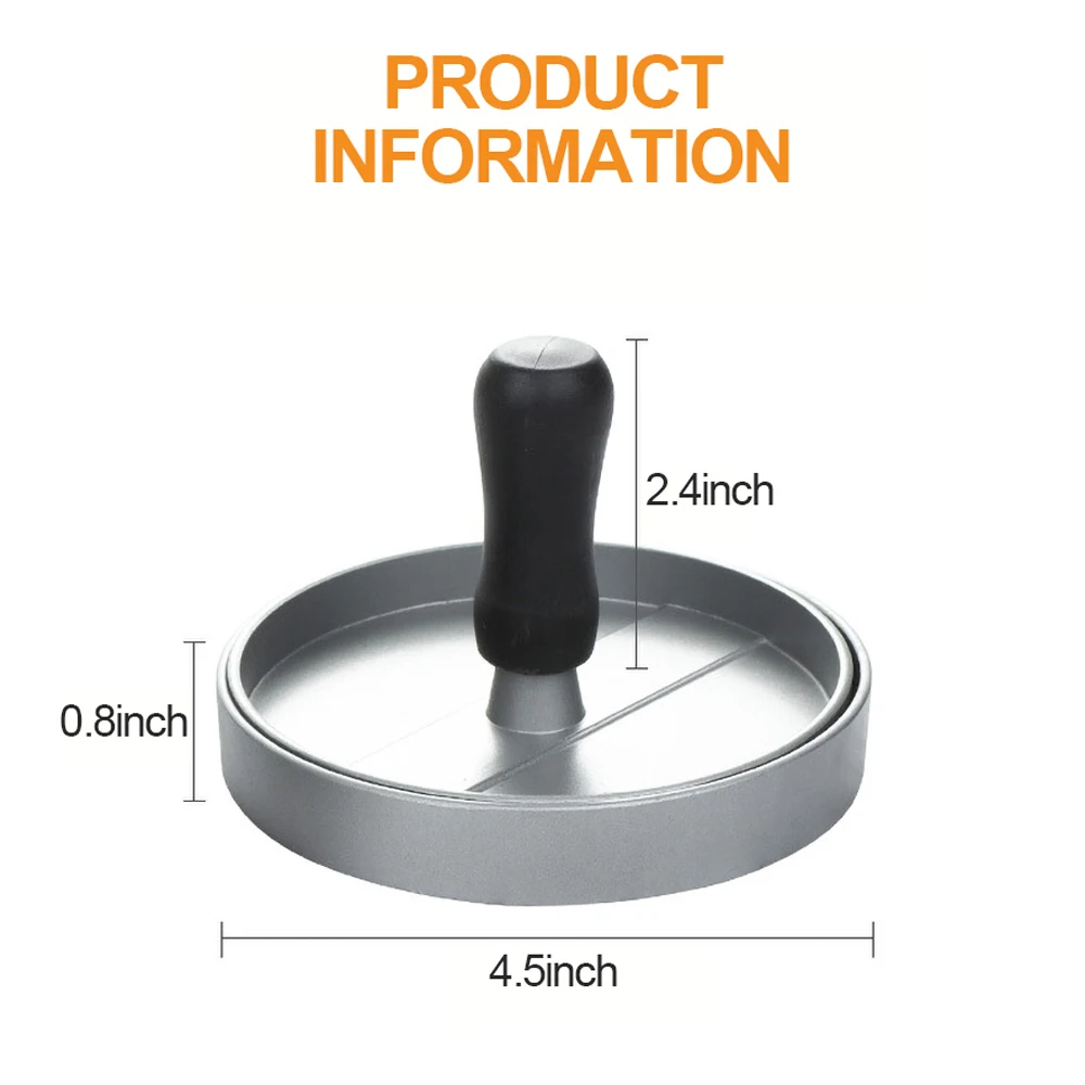 

Manual Non-stick Coating Burger Press Food Grade Household Burger Maker Kitchen Gadgets 2021 Kitchen Tools