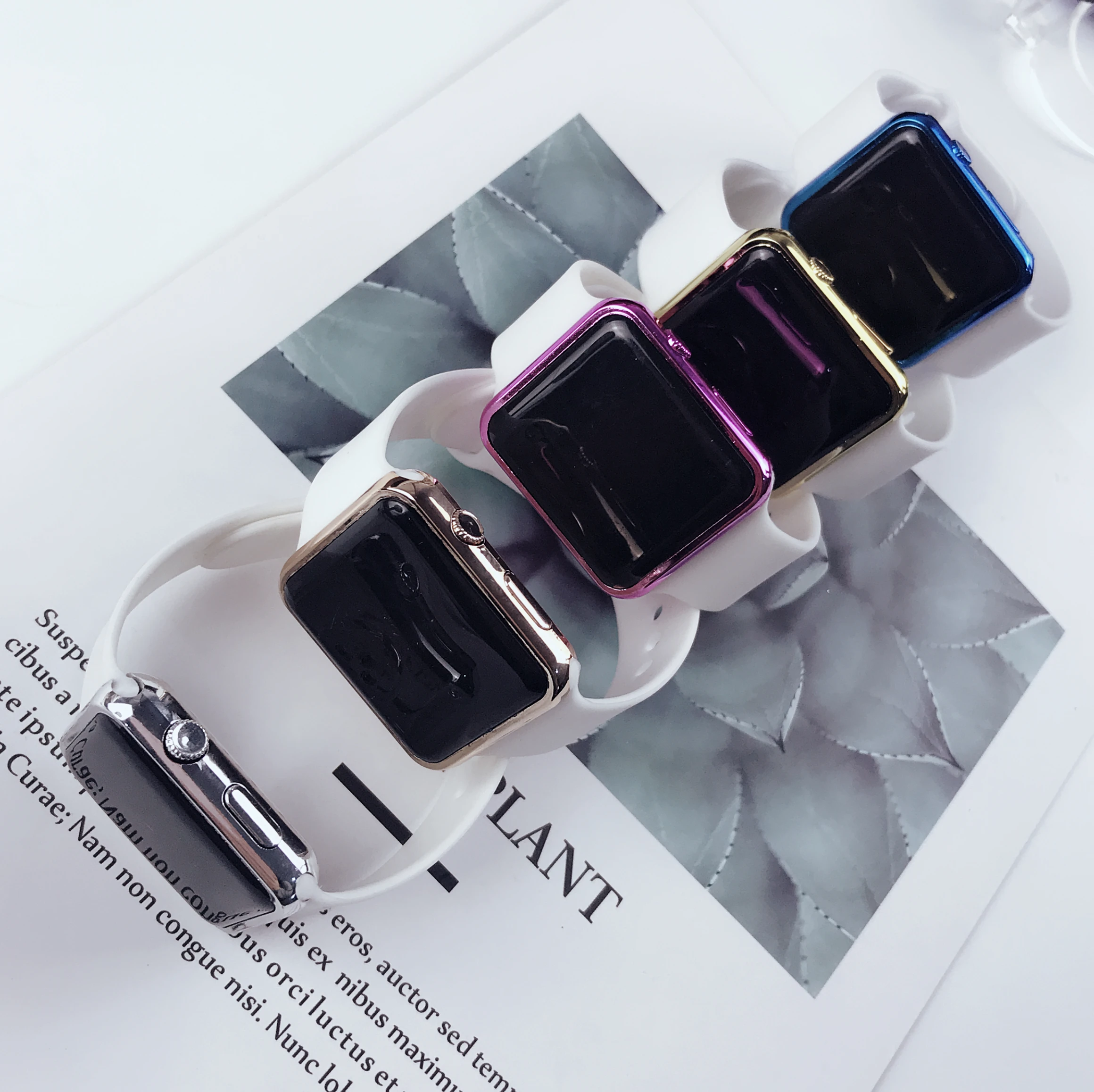 2019 новые модные мужские спортивные светодиодные часы цифровые силиконовые