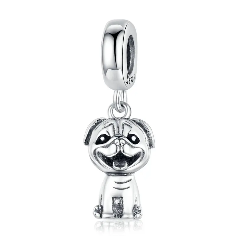 Fit Pandora браслет Шарм Ожерелье Подвеска 925 стерлингового серебра Единорог подвески для женщин ювелирные изделия из бисера - Цвет: sc1320