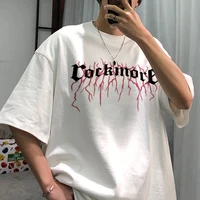 casual punk gothic women t shirt harajuku tops tee unisex short sleeve hiphop oversized t shirt female summer streetwear clothes