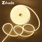 12 В светодиодная неоновая светодиодная полоса SMD2835 120 светодиодовм гибкая неоновая лента 1 м 2 м 3 м 4 м 5 м Водонепроницаемые светодиодные световые полосы неоновая вывеска