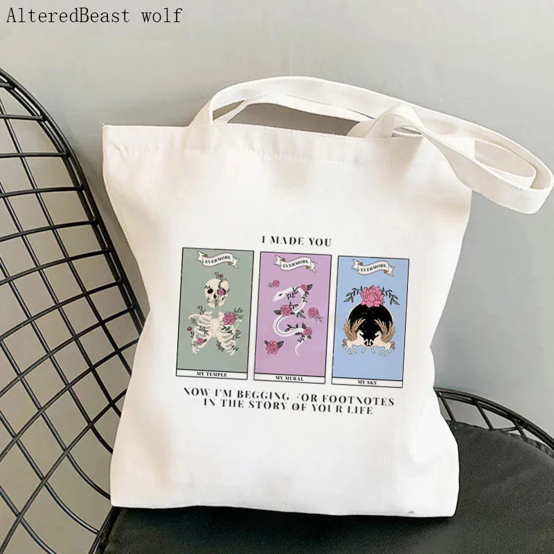 

Женская сумка для покупок tolertolerate tarot Kawaii bag Harajuku Шоппинг Холст сумка для покупок женская сумка