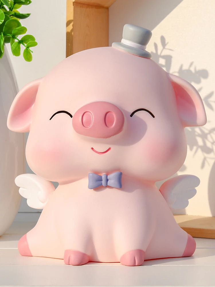 

Cute Pig Coin Bank Drop-Resistant Children's Pig Big Schoolgirl Girl Lovely Saving Box Piggy Bank Money Box Internet Celebrity