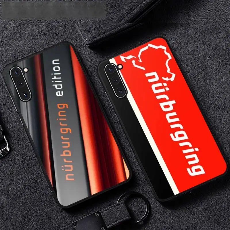 

Racing Motor Sport Nurburgring Phone Case For Samsung galaxy S A note 6 7 8 9 10 20 31 40 50 51 71 edge plus 5G mobile bags