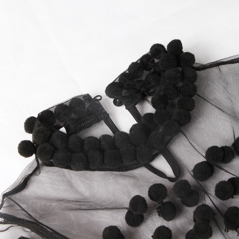 Женские вечерние платья TWOTWINSTYLE Сетчатое платье с круглым вырезом и коротким