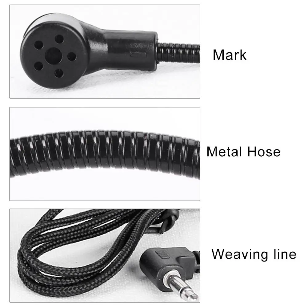 

3.5mm Mini Studio Speech Mic Microphone Wired Microphone For Speaking Singing Speech Recording For PC Desktop Notebook