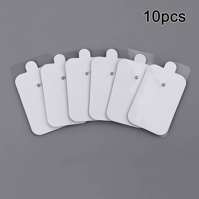 

10pcs Nerve Stimulator Silicone Gel Electrode Pads Tens Electrodes Digital Therapy Machine Massage 2mm Plug High Quality