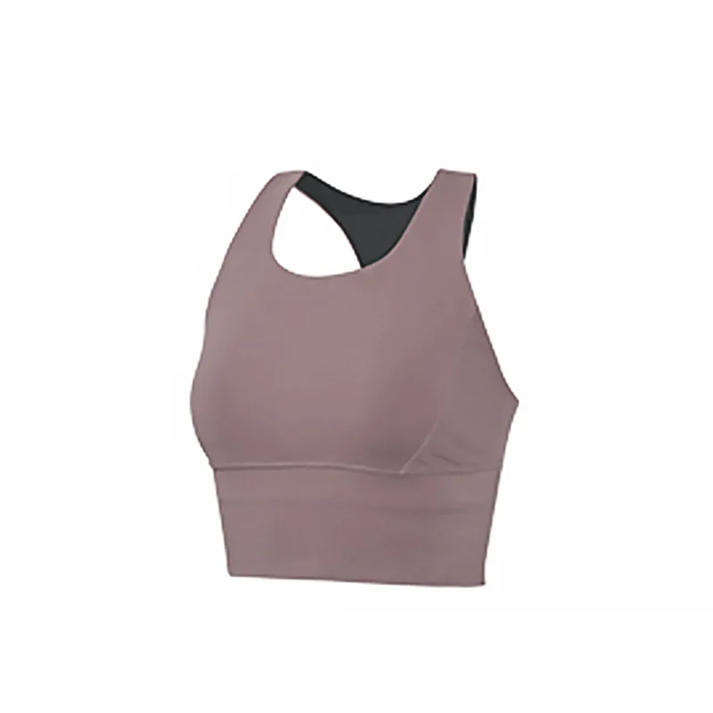 bra pink Спортивный бюстгальтер с подкладкой, леггинсы с высокой талией, комплект для йоги, 2 пары, идеально впитывающие пот штаны, спортивный костюм для фитнеса, женская одежда - Цвет: bra pink