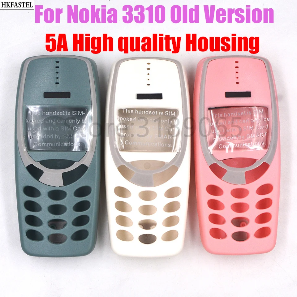 5A высокое качество 3310 Корпус для Nokia старая версия Мобильный телефон Передняя