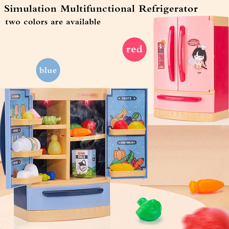 

Детский имитационный холодильник, Детские ролевые игры, кухонные игрушки, взаимодействие родителей и детей, игрушечный домик «сделай сам», подарок для девочек