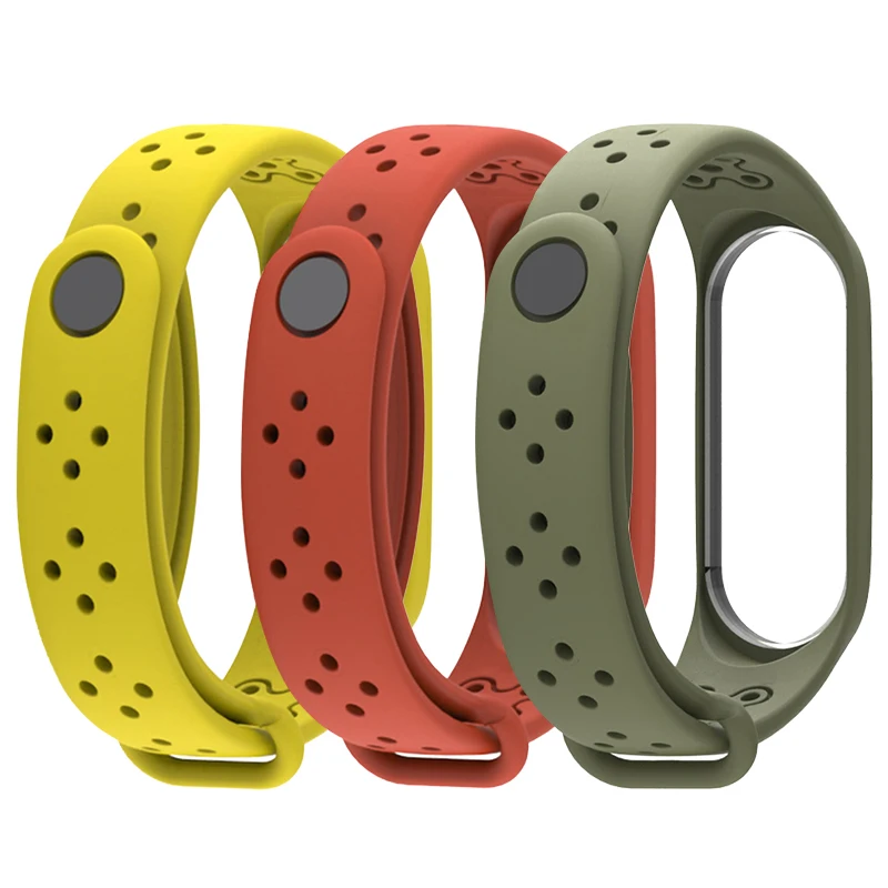 bracelet replacement strap for xiaomi mi band 5 4 3 silicone wristband sport silicone tpu strap for xiaomi 5 wearable devices free global shipping