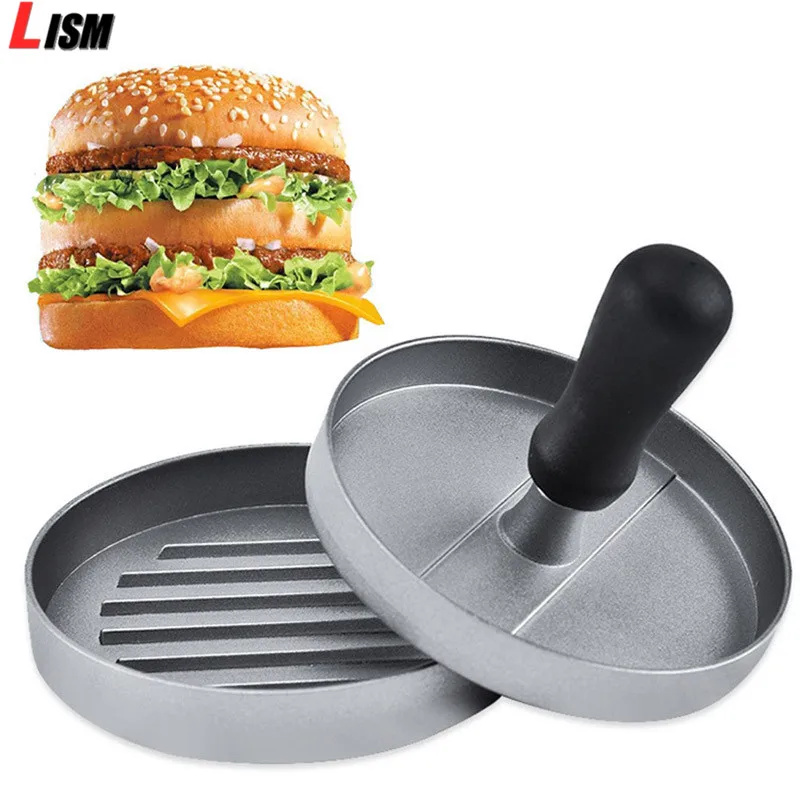 Пресс для гамбургеров антипригарная круглая форма приготовления котлет шеф