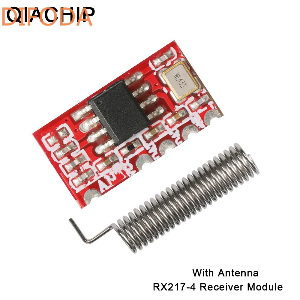 

433Mhz Universal RF Relay Receiver Module Wireless Remote Control Switch Low Power For Light Relay Receiver With Antenna