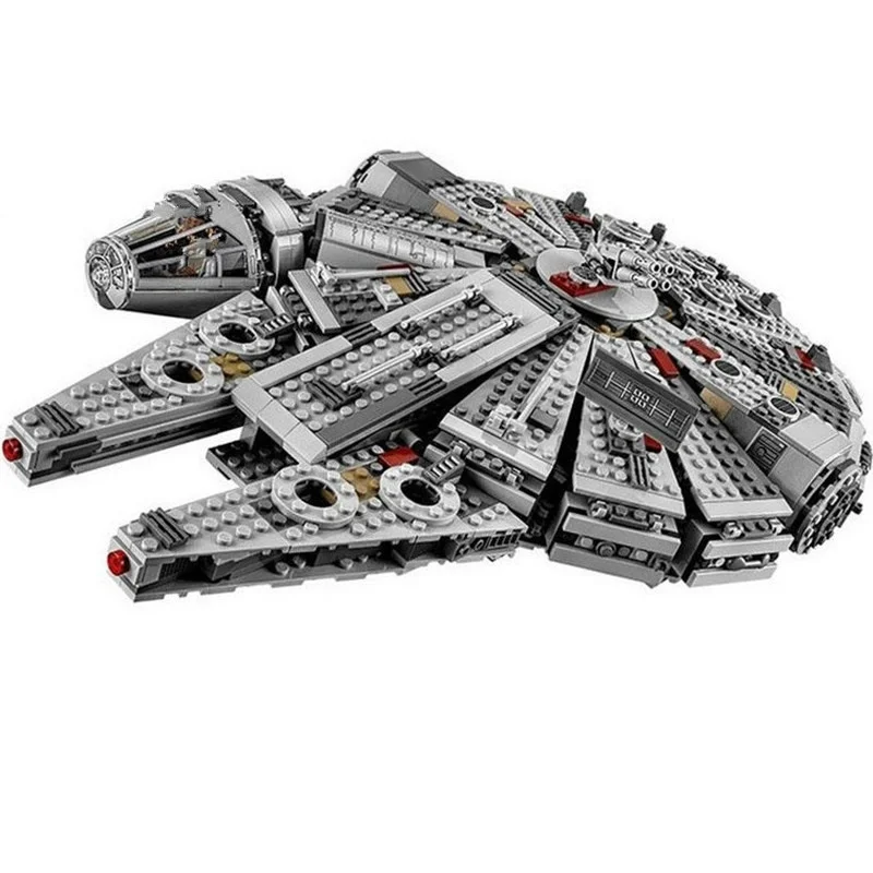 Золотой век «Звездных Войн» X Wing строительные блоки 75105 Звездные войны Хан Solo фигурки Кирпичи Модель игрушки подарок для девочек