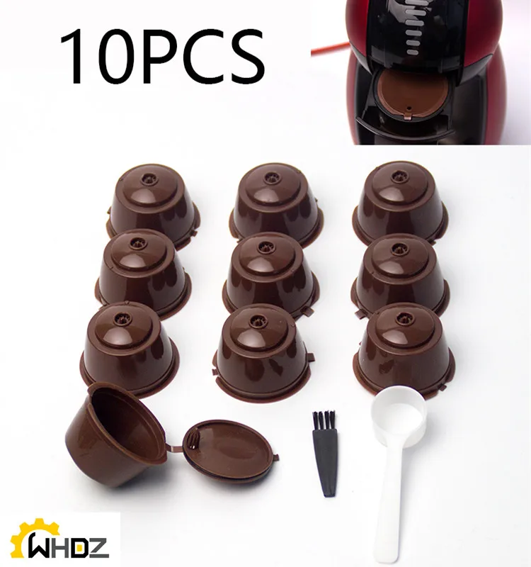 

10 шт. многоразовые кофейные капсулы для dolce&gusto кофейные капсулы многоразового использования