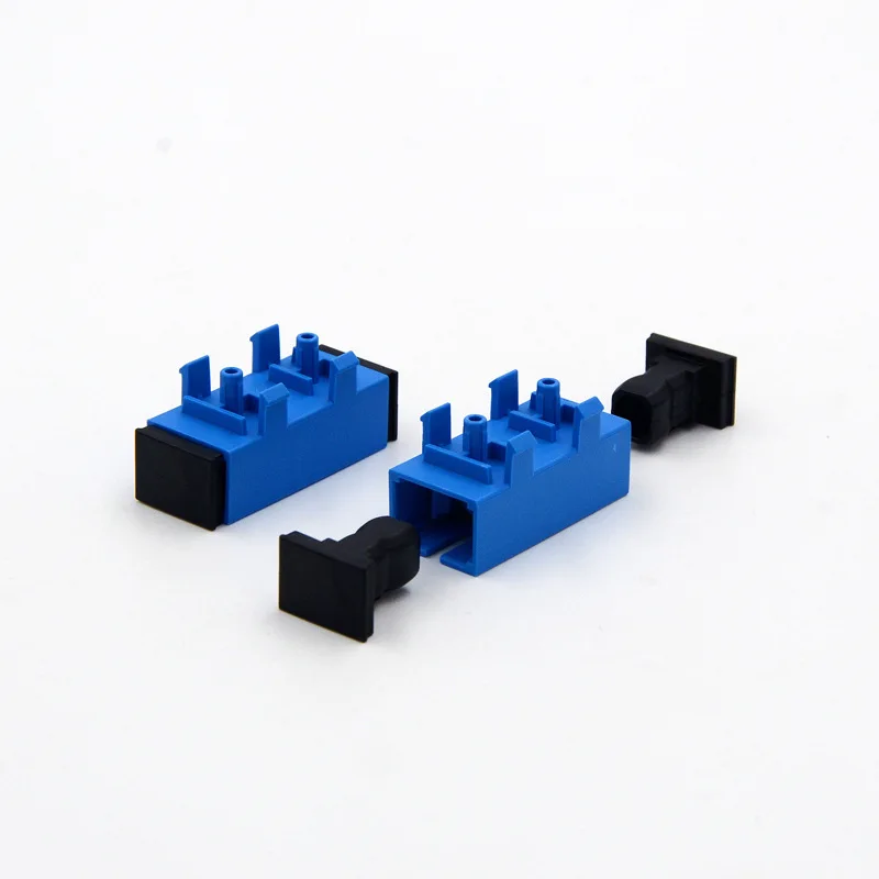 100PCS/LOT Ftth Optical Fiber Adapter SC UPC Single-Mode Simplex Fixed Optical Coupling Connector Wholesale Low Price