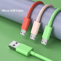 kebiss usb micro cable 3a soft silicone fast charge data cable for samsung xiaomi mobile phone accessories charger usb cable