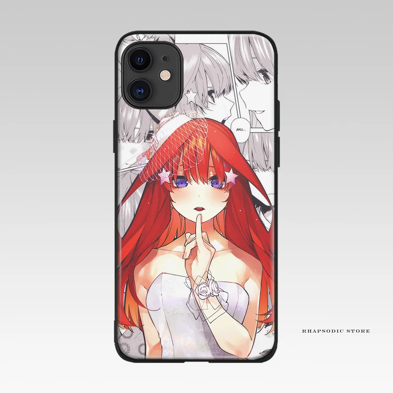 itsuki nakano 5toubun no hanayome soft silicone phone case cover shell for iphone 6 6s 7 8 plus x xr xs 11 pro max free global shipping