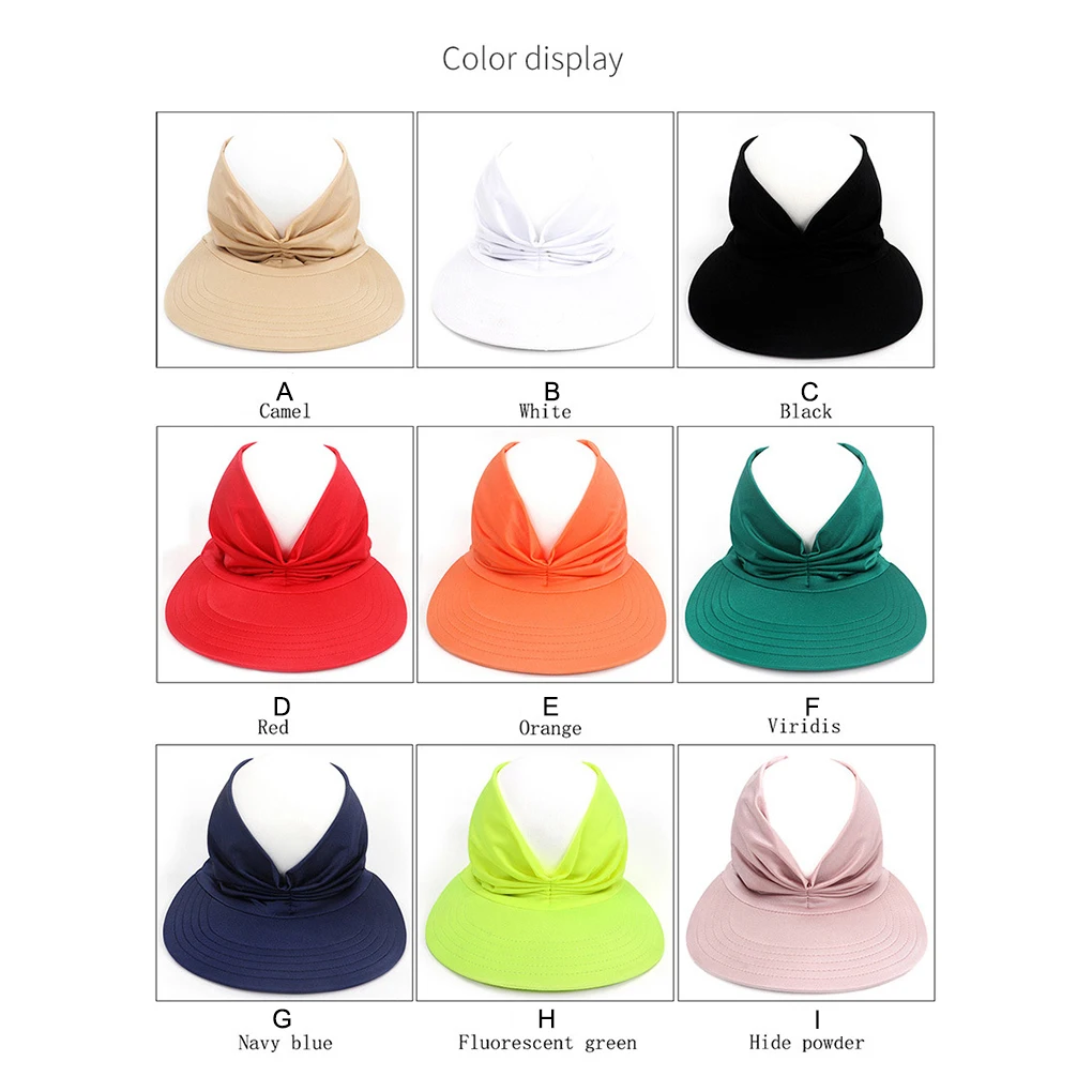 

Шляпа женская для отдыха на открытом воздухе, модный Пляжный головной убор с козырьком от солнца для девушек, регулируемая, для хвоста