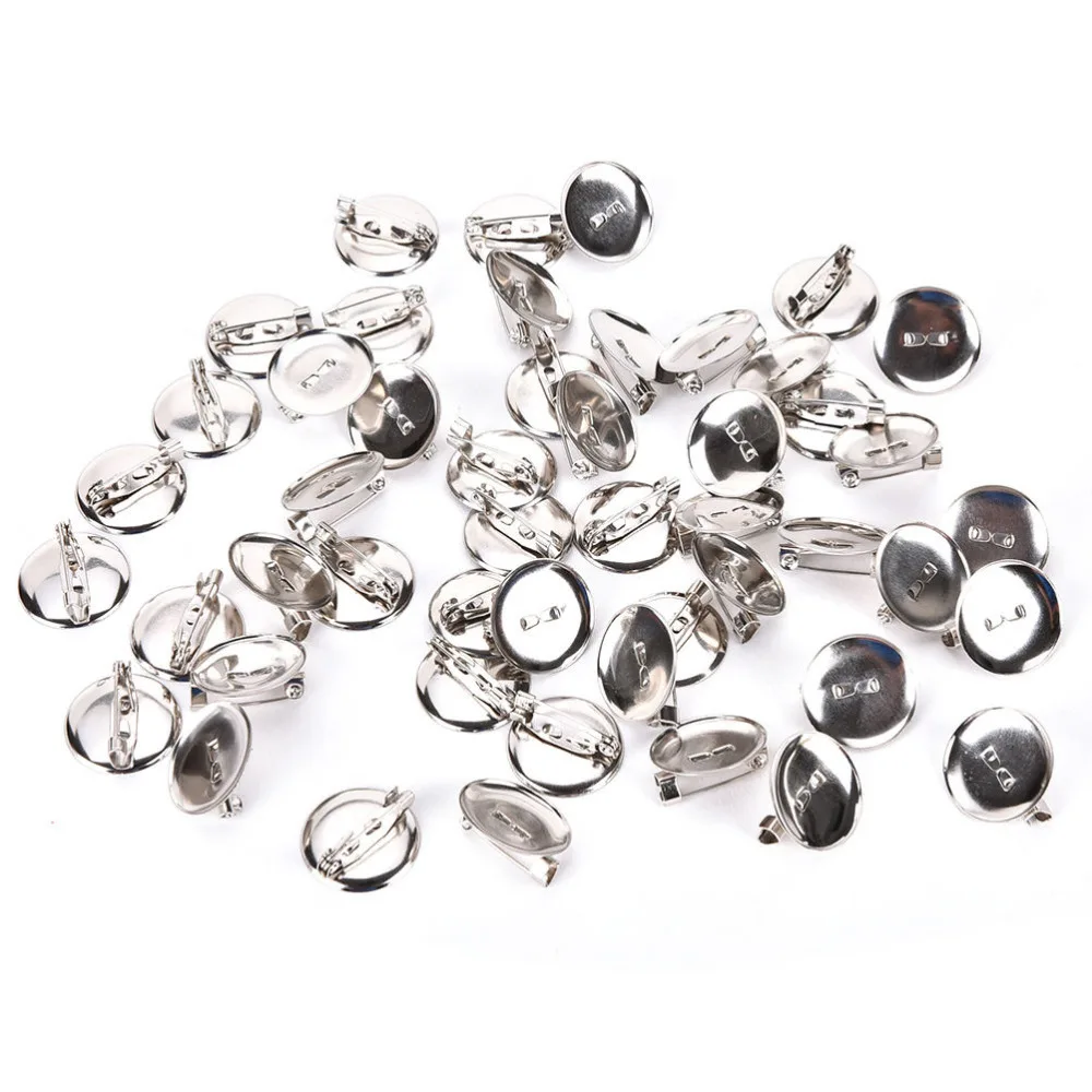 10 шт 5 брошь с отверстиями латунная фурнитура DIY шпильки и броши для изготовления