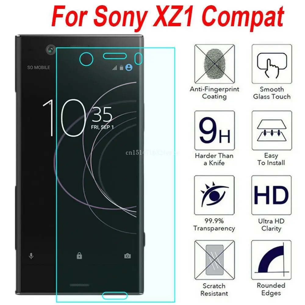 2 шт. закаленное стекло для sony Xperia 1 XZ4 XZ3 X XZ1 X Compact XA1 XA Ultra XZ XZS XZ2 XZ Премиум протектор экрана стекло