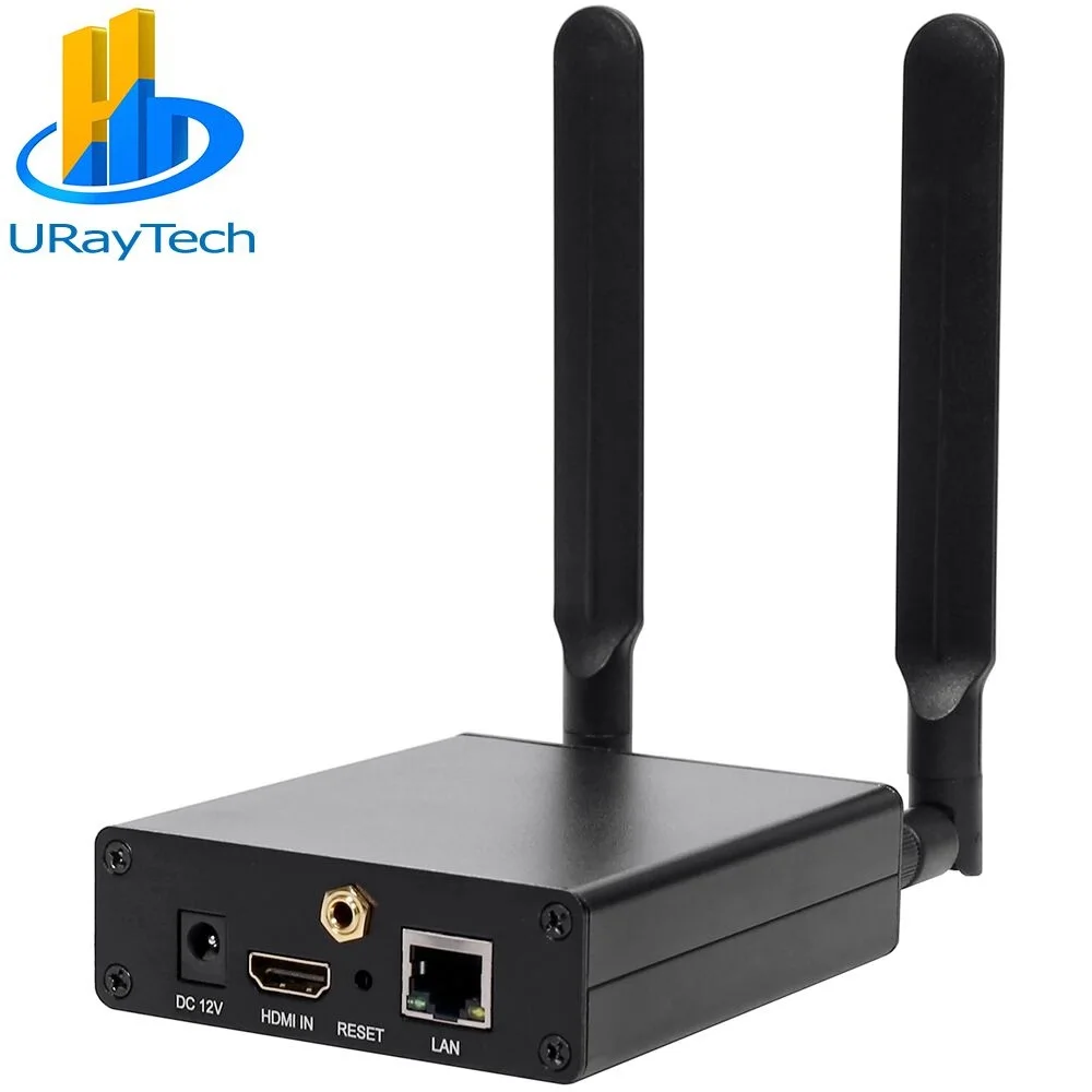 

Кодер URay HEVC H.265 H.264 WiFi HDMI Video RTSP Live широковещательный кодер Wireless H265 IPTV 1080P 1080I