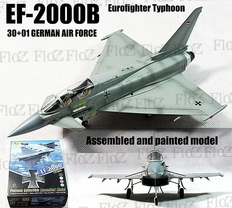EF2000 B Eurofighter Typhoon ВВС Германии 1/72 самолет готовой easy model| |