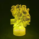 Светильник D.Va 3D с сенсорным датчиком для поклонников игр, освещение для спальни, праздничный подарок, 3d изображение, прикроватный светильник Dva в стиле аниме