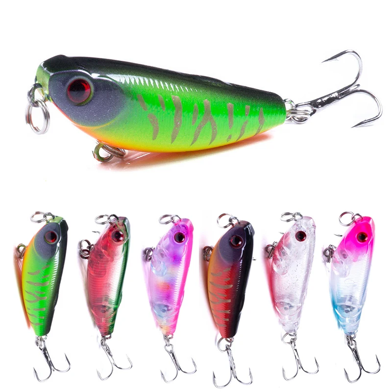 Мини плавающий карандаш 50 мм/ приманка поппер для рыбалки маленькая пластиковая