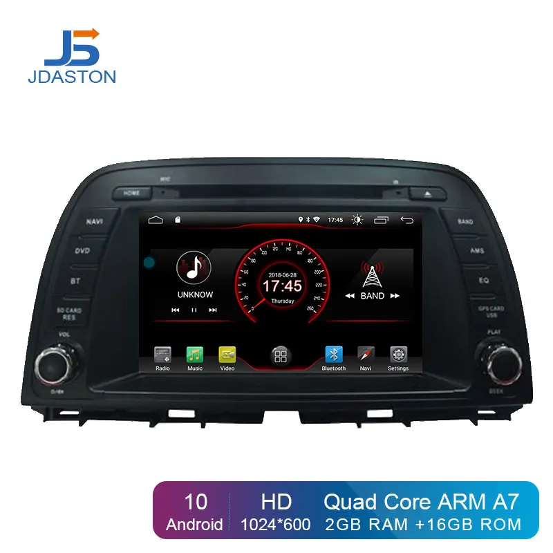 JDASTON Android 10 0 Автомобильный мультимедийный плеер для Mazda CX 5 CX5 2013 2014 GPS навигация 2 Din