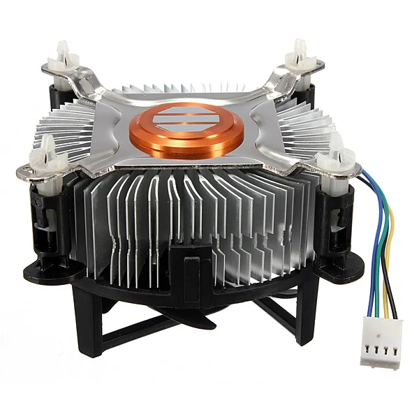 

Material CPU Cooler Quiet Silent Cooling Fan 775/1155/1156 Newest High Quality Aluminum for Computer PC 4PIN