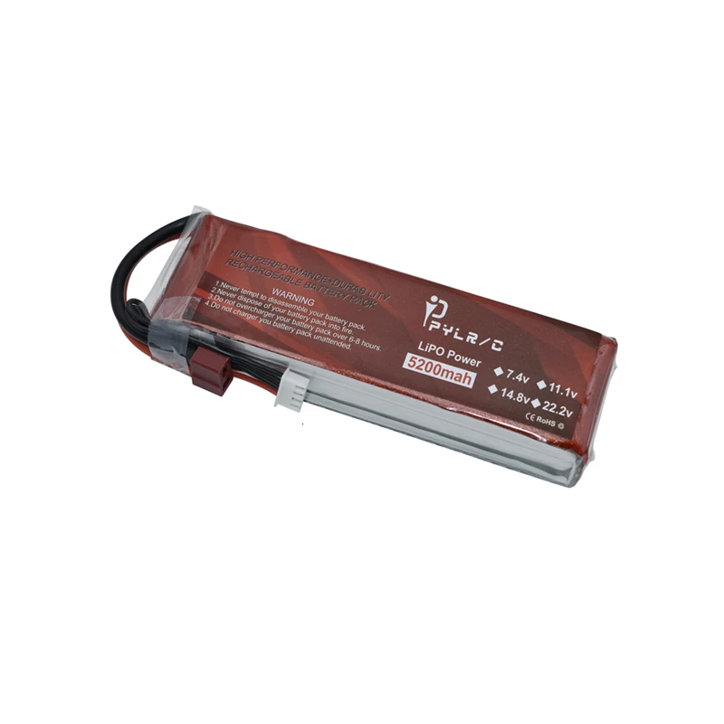 Высокая скорость 14 8 v 5200mAh литий полимерный Батарея для радиоуправляемого