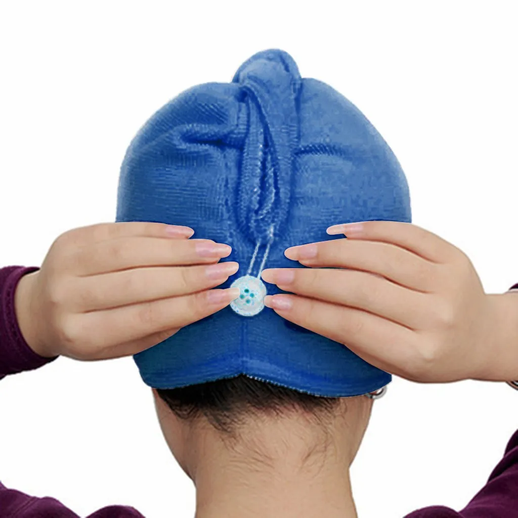 Колпачок для полотенец быстросохнущая шапочка волос из микрофибры купания