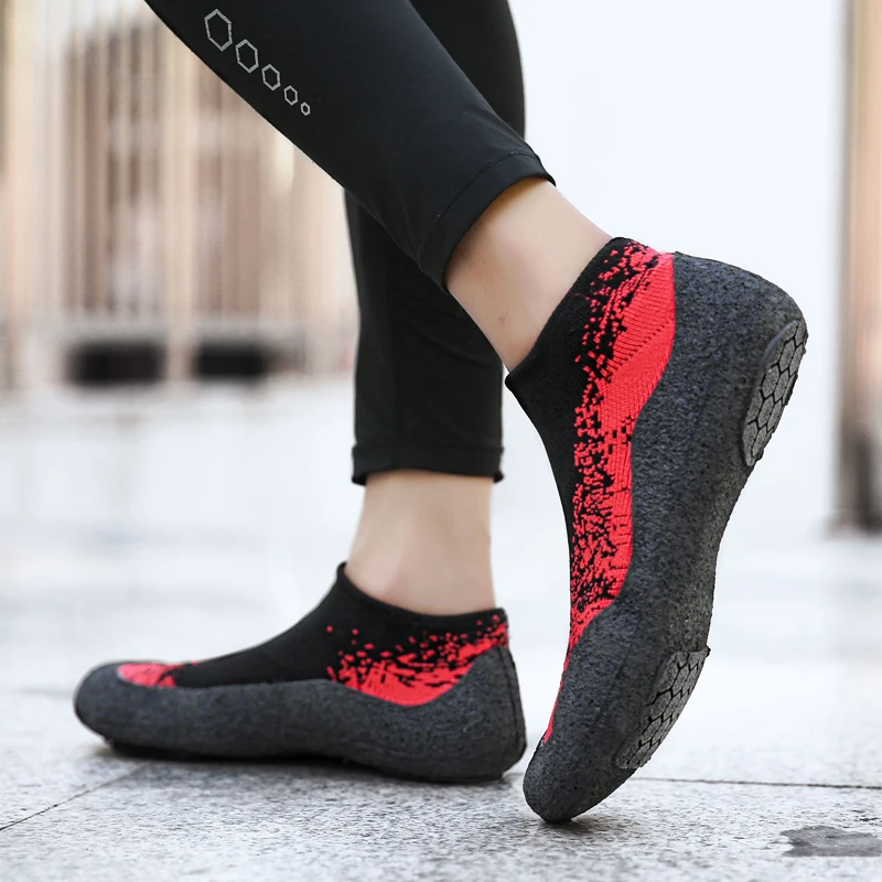 

Summer Treadmill Fitness Gym Shoes Men Cycling Yoga Sport Sock Shoe Women Jogging Training Sneakers Unisex Soft Slip-on Trainers