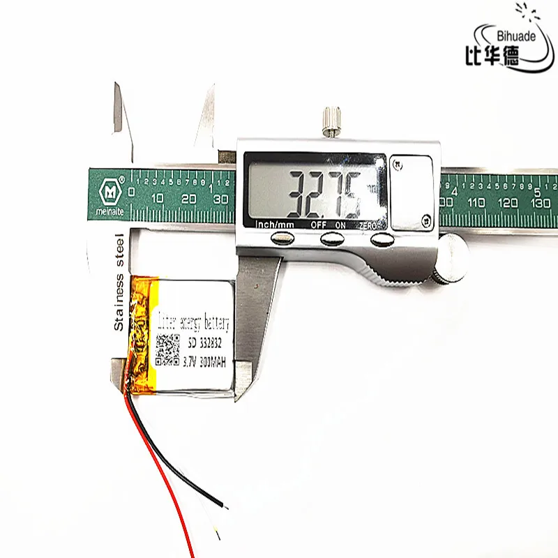 3-линейная литровая энергетическая батарея хорошего качества 3 7 в 300 мАч 332832