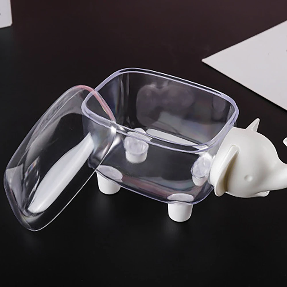 Коробка для хранения с мультяшным слоном и овечкой Пыленепроницаемая коробка