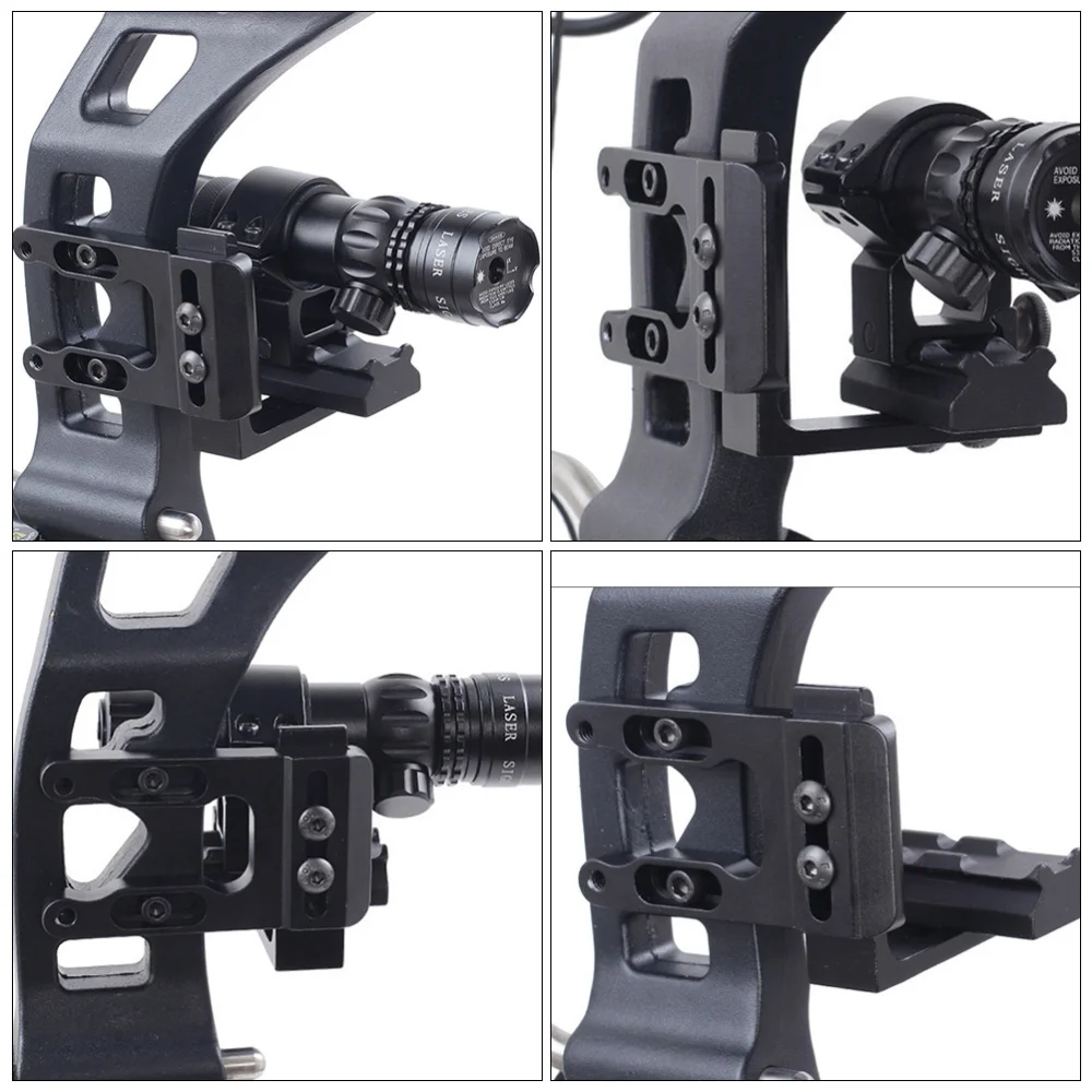 

1 Set Aluminum Alloy Bow Sight with 20mm Rail Bracket Bow Sight Scope Bracket