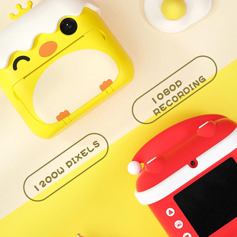 Детская Цифровая видеокамера мгновенная печать камера игрушка для детей