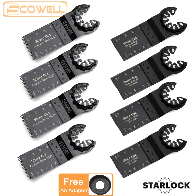 50% скидка 8 шт. смешанных звездных видов 32 мм биметаллические Осциллирующие