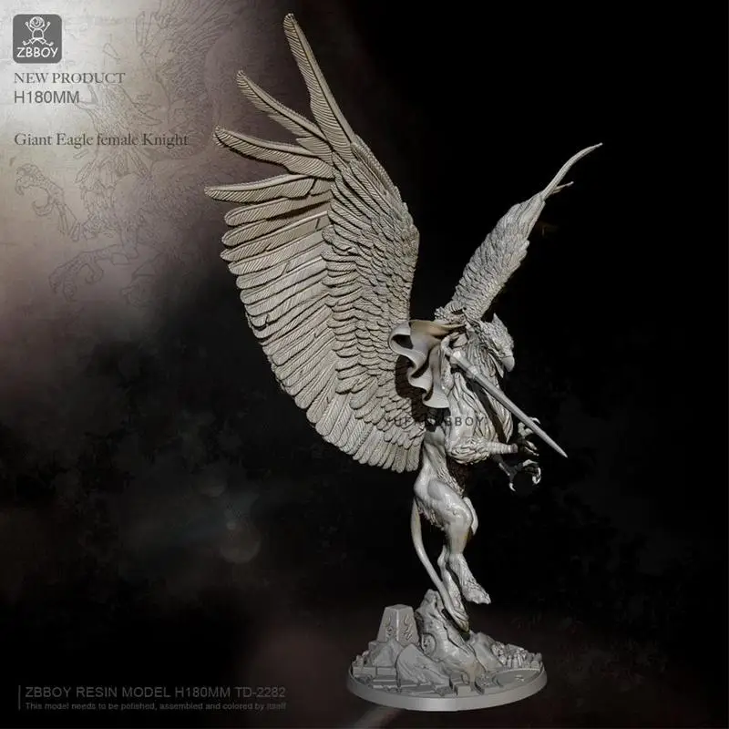 

180mm Warhawk Female Knight Resin Soldier R4R4