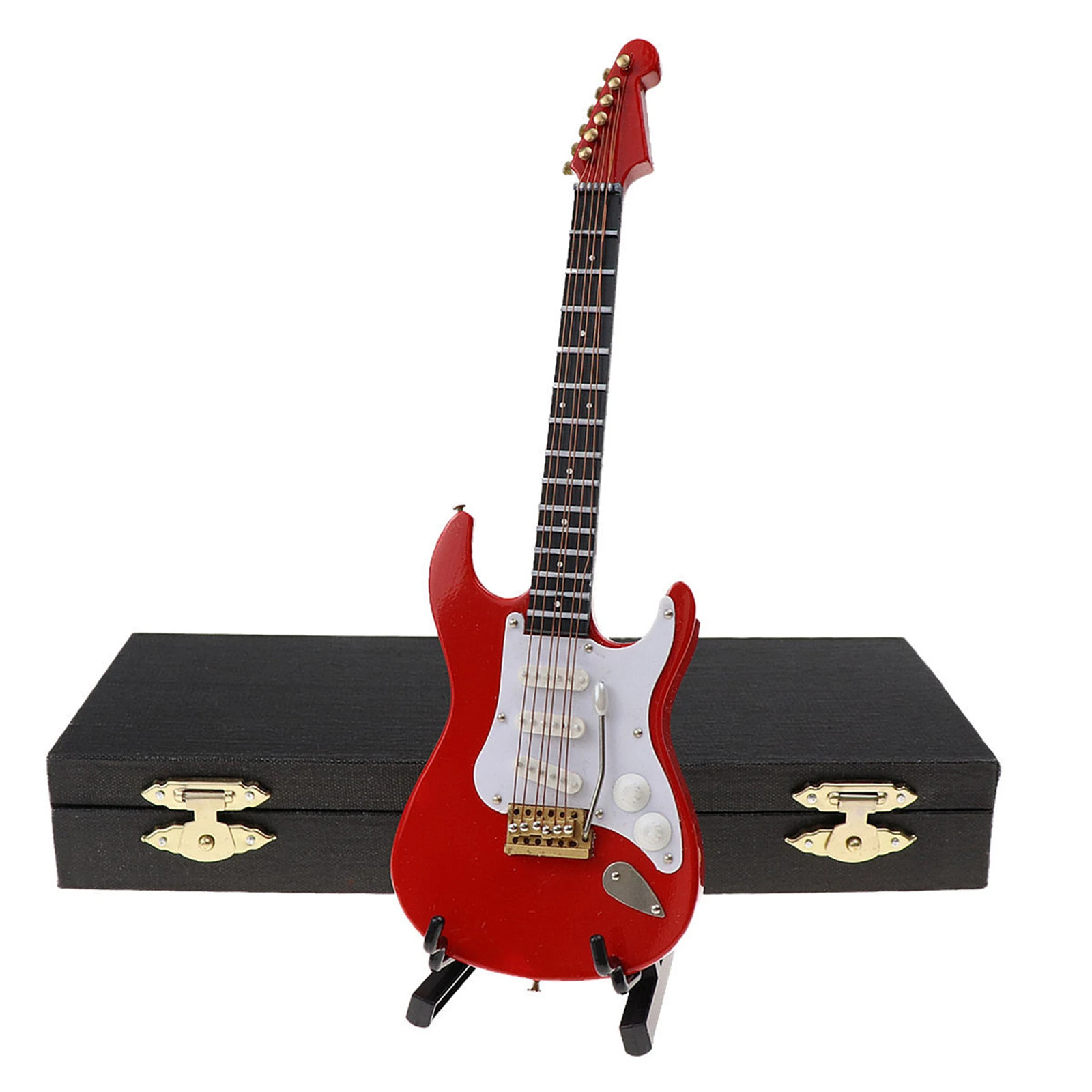 

Ornamental Miniature Replica Guitars Mini Classical Guitar/Electric Guitar Model Holiday Ornament AC889
