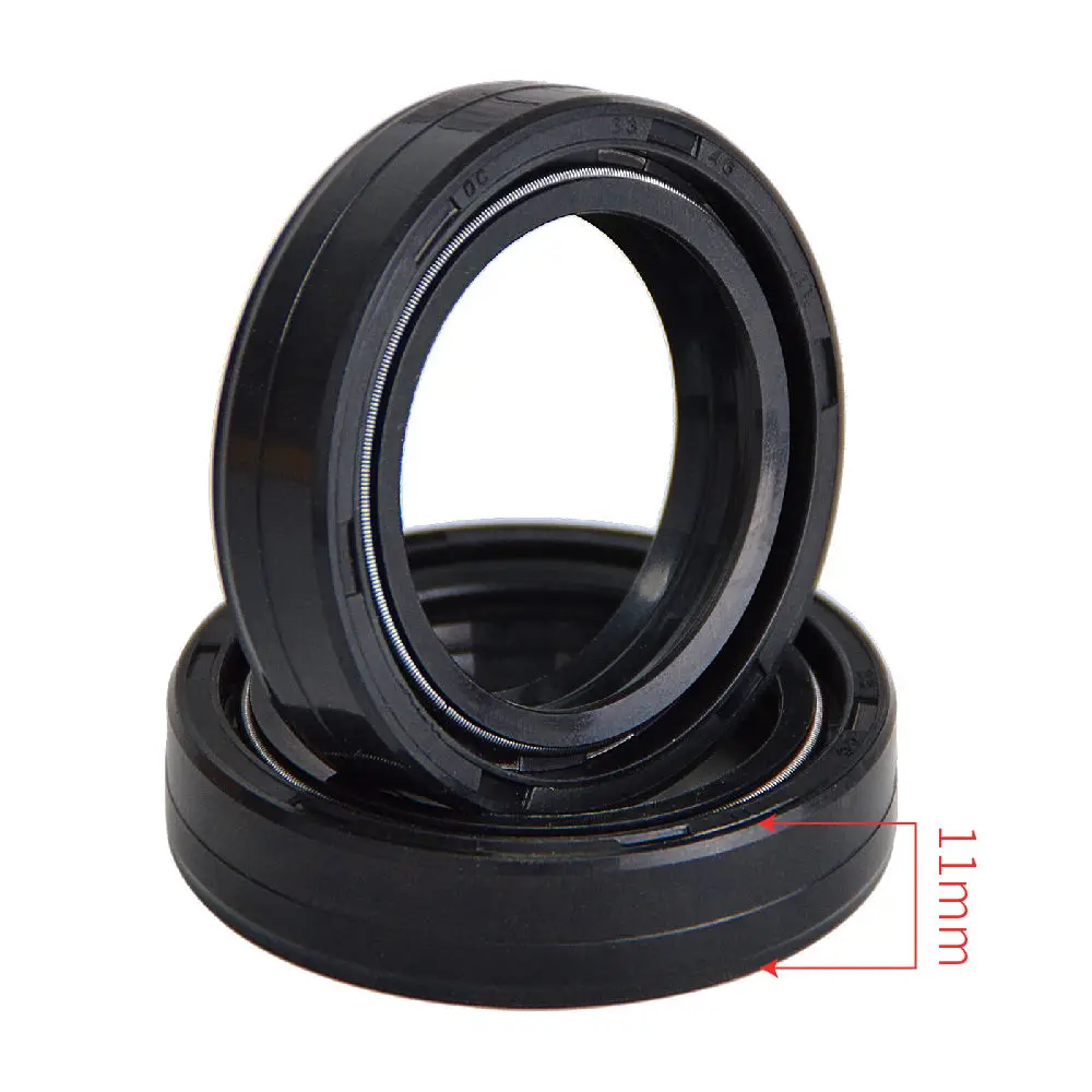 

33x46x11 33 46 11 Motorcycle Front Shock Absorber Fork Damper Oil Seal Spring and Dust Seal For Honda CM400C CM400 CUSTOM CM 400