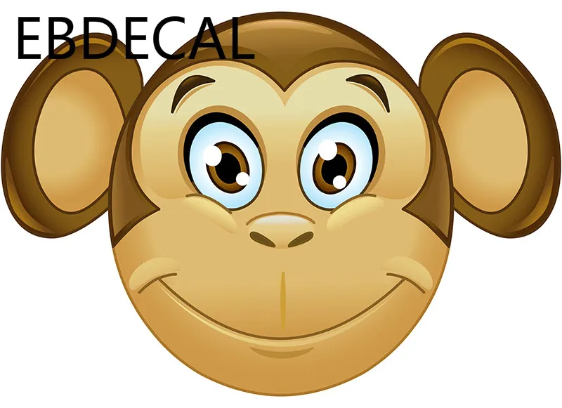 EBdecal Обезьяна для авто машина бампер окно переводные наклейки чемодана DIY Декор