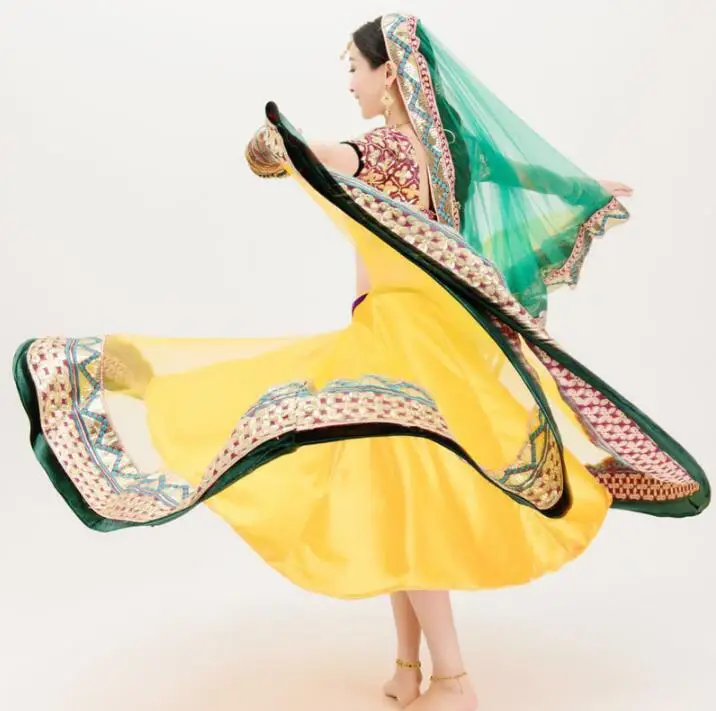 Leng Ha одежда для выступлений индийский сари женщина девушка красивый этнический