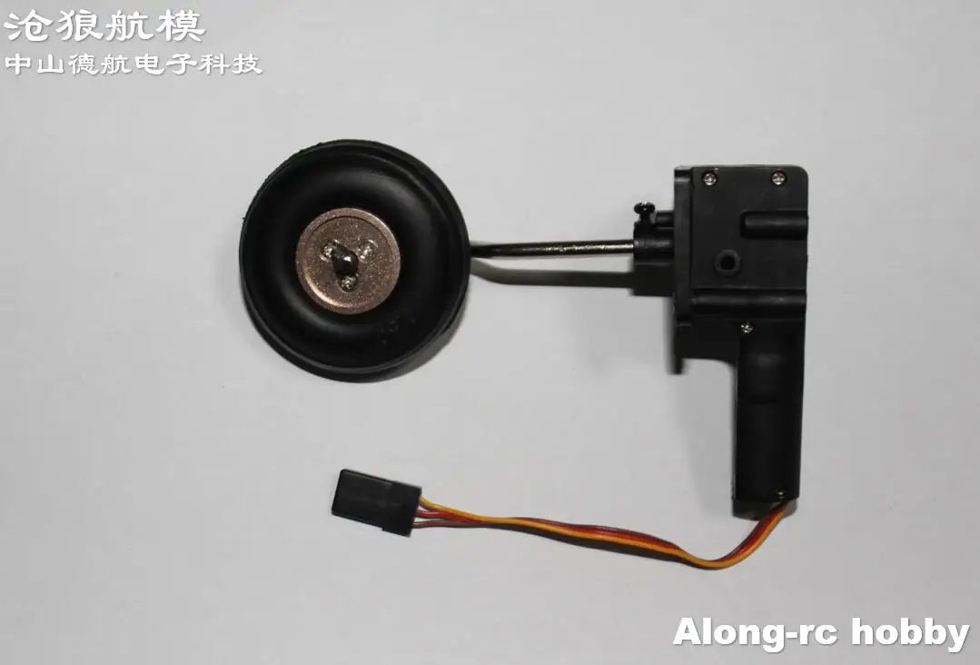 

25g Front Nose Retractable Landing Gear with 1.5" PU Wheel 36g for 1-1.5kg RC Hobby Plane Model Airplane DIY Aircraft Spare Part